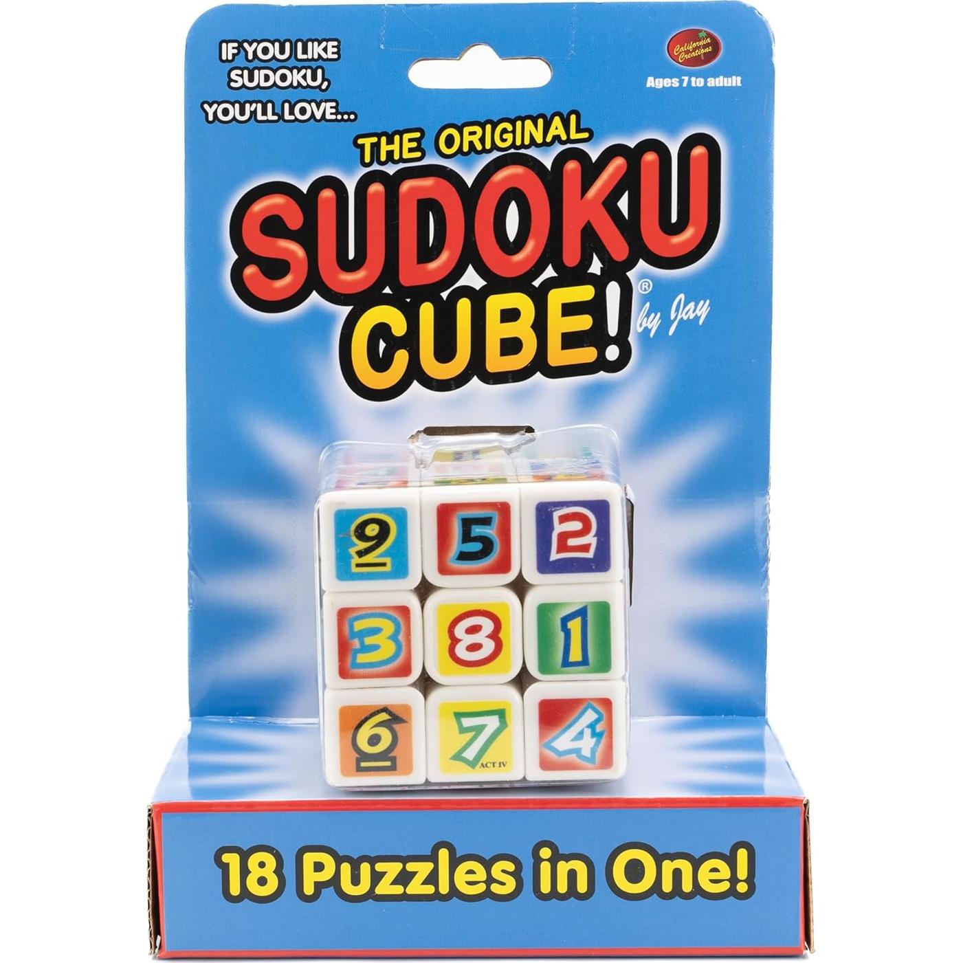 Cubo Sudoku Portátil Z Wind Ups - 18 Rompecabezas Desafiantes