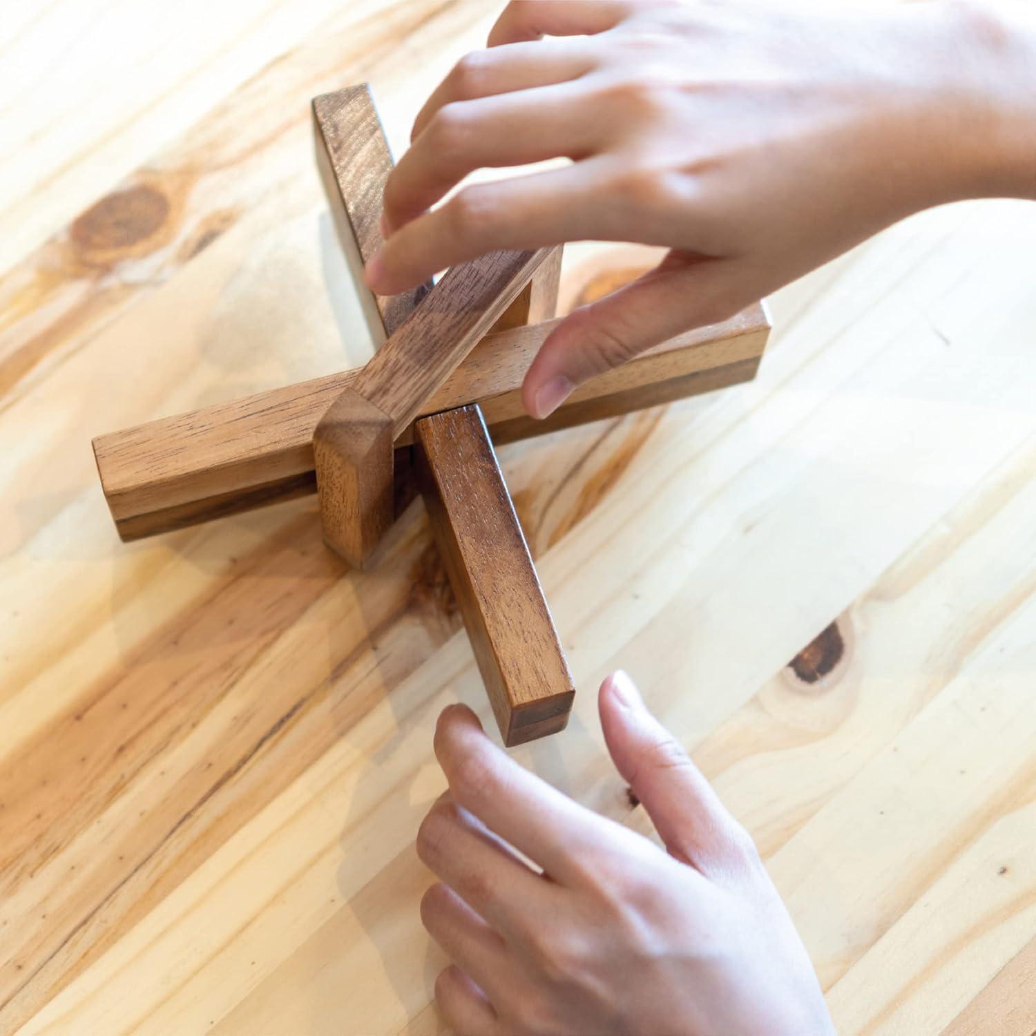 Rompecabezas de Madera BSIRI 3D para Adultos y Niños - Desafío Mental