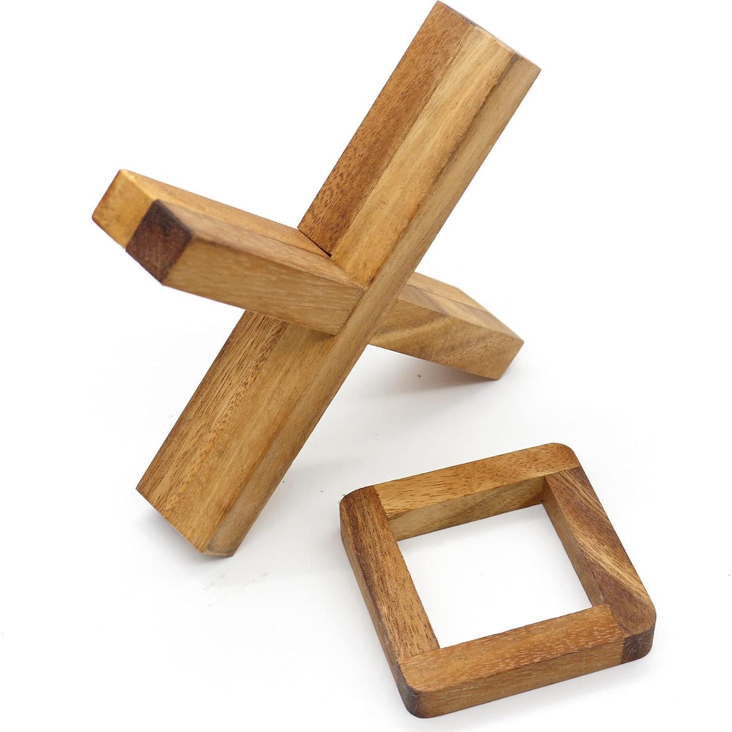 Rompecabezas de Madera BSIRI 3D para Adultos y Niños - Desafío Mental