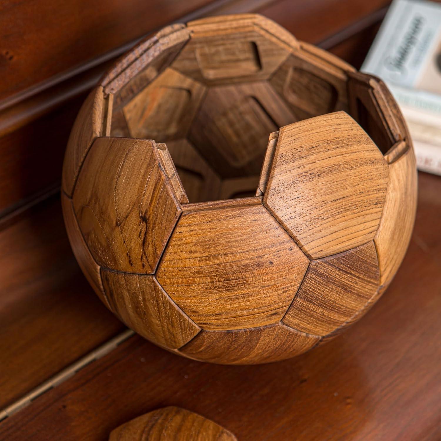 Rompecabezas de Fútbol 3D AUMISKY de Madera Hecho a Mano