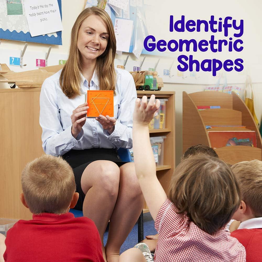 Paquete de 6 Tableros Geométricos ZaxiDeel 12.7 cm Educativos