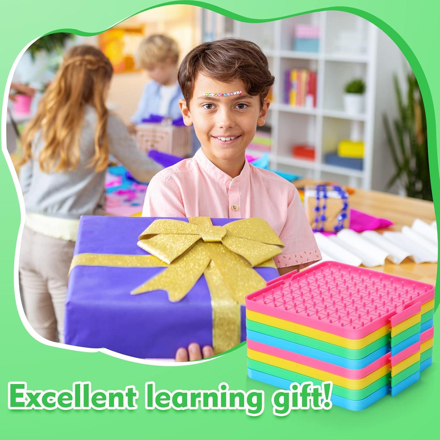 Tableros Geoboard Teling Doble Cara 16 cm - 16 Piezas Educativos