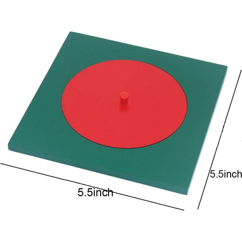 Rompecabezas de Fracciones Circulares Madera Mfunny 10 Piezas
