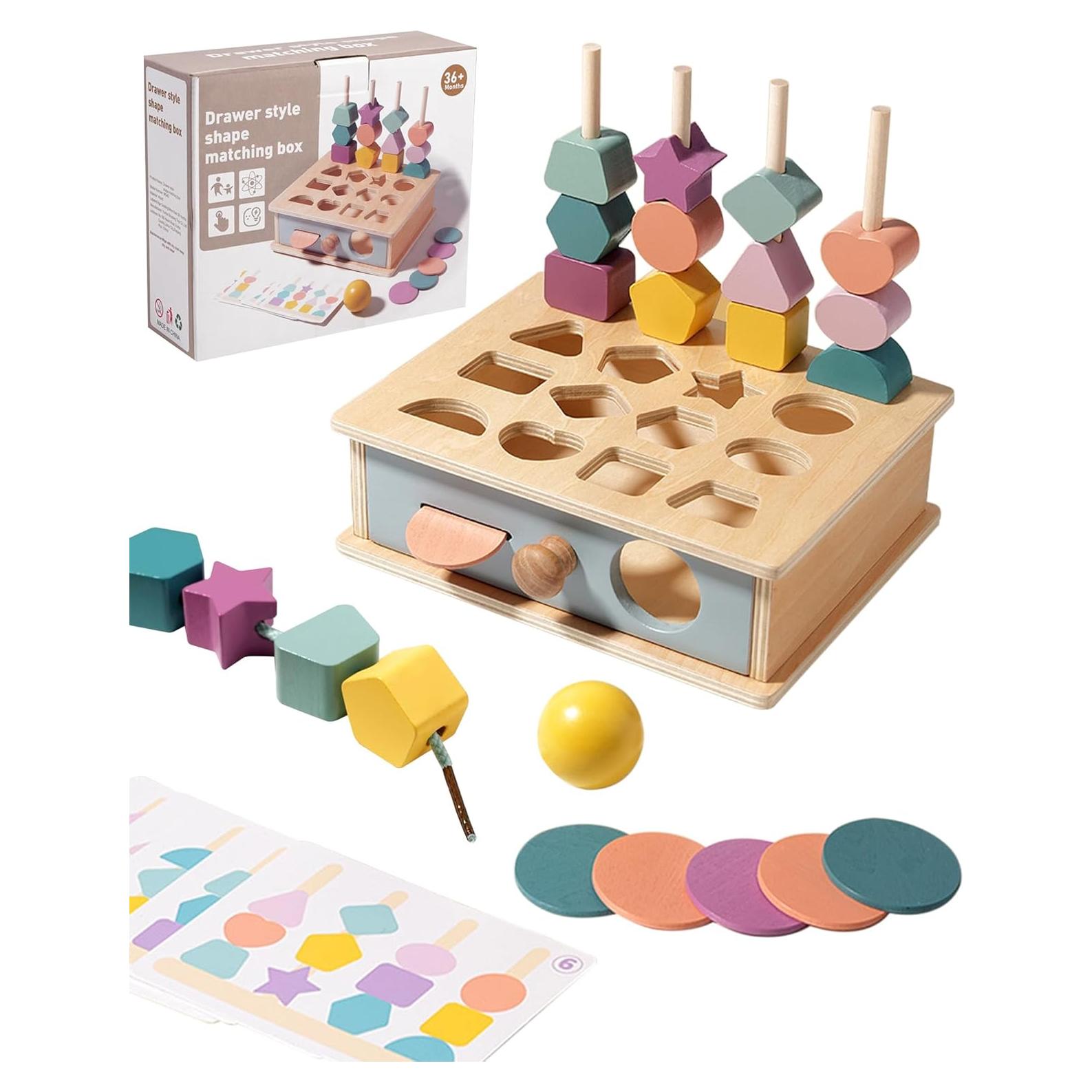 Juguetes Montessori Biottro 5 en 1 para Niños 3 a 7 Años