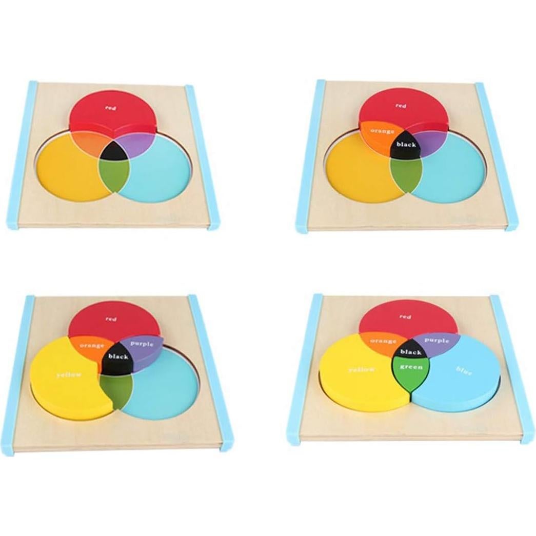 Tablero de Aprendizaje Montessori Mfunny 22.4x22.9cm Colores