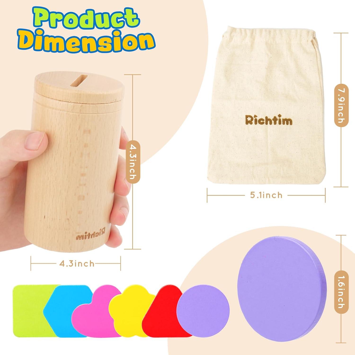 Juguete Montessori Richtim Clasificación de Colores Madera 1-3 Años