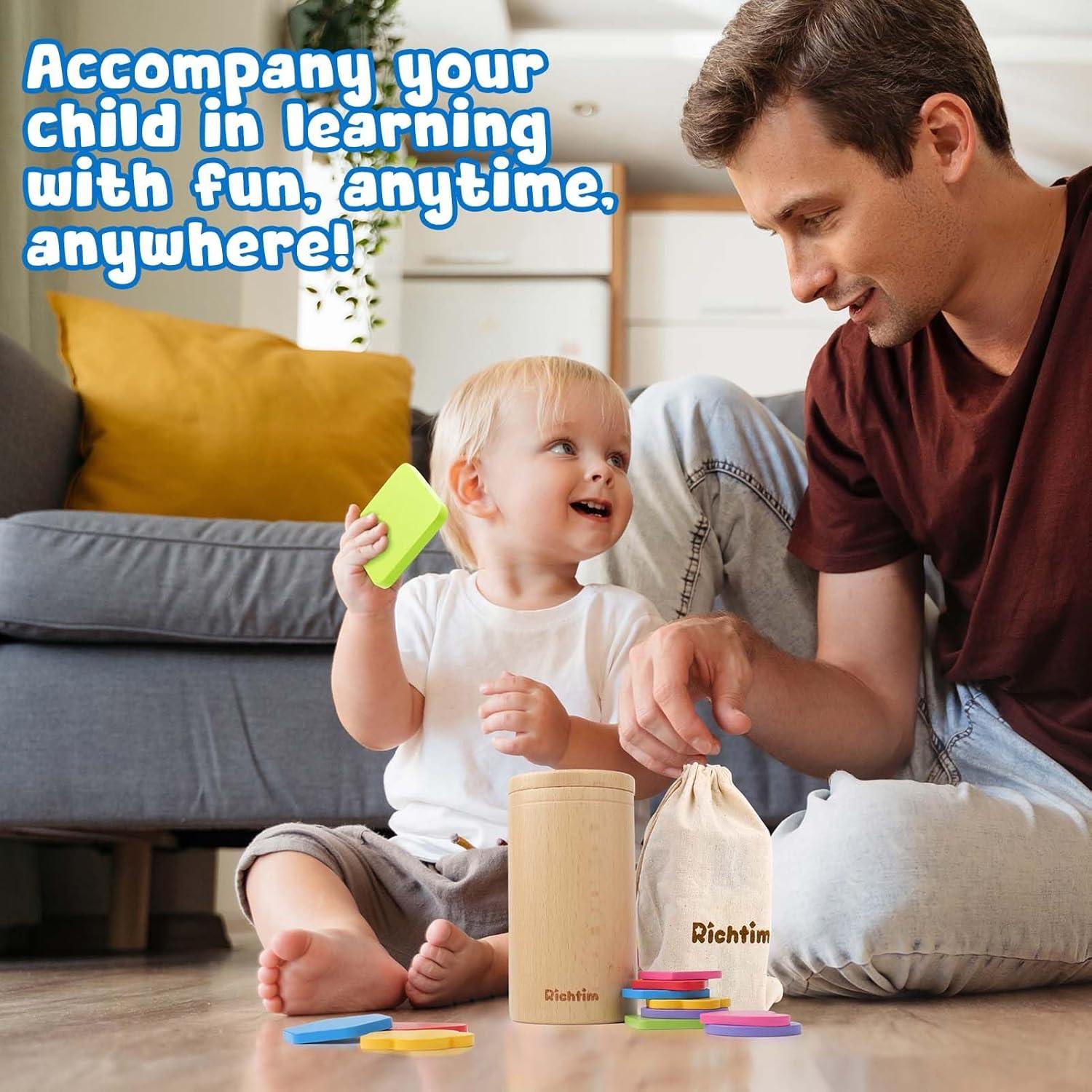 Juguete Montessori Richtim Clasificación de Colores Madera 1-3 Años