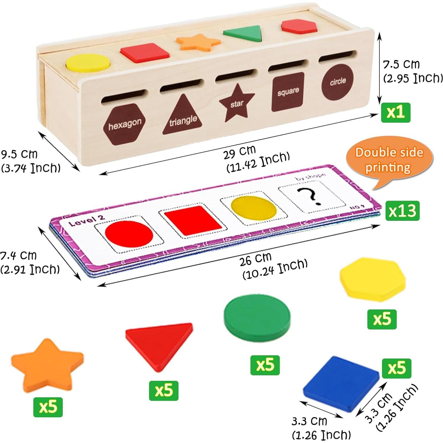Juguete Educativo de Clasificación y Emparejamiento LOYUEGIYO