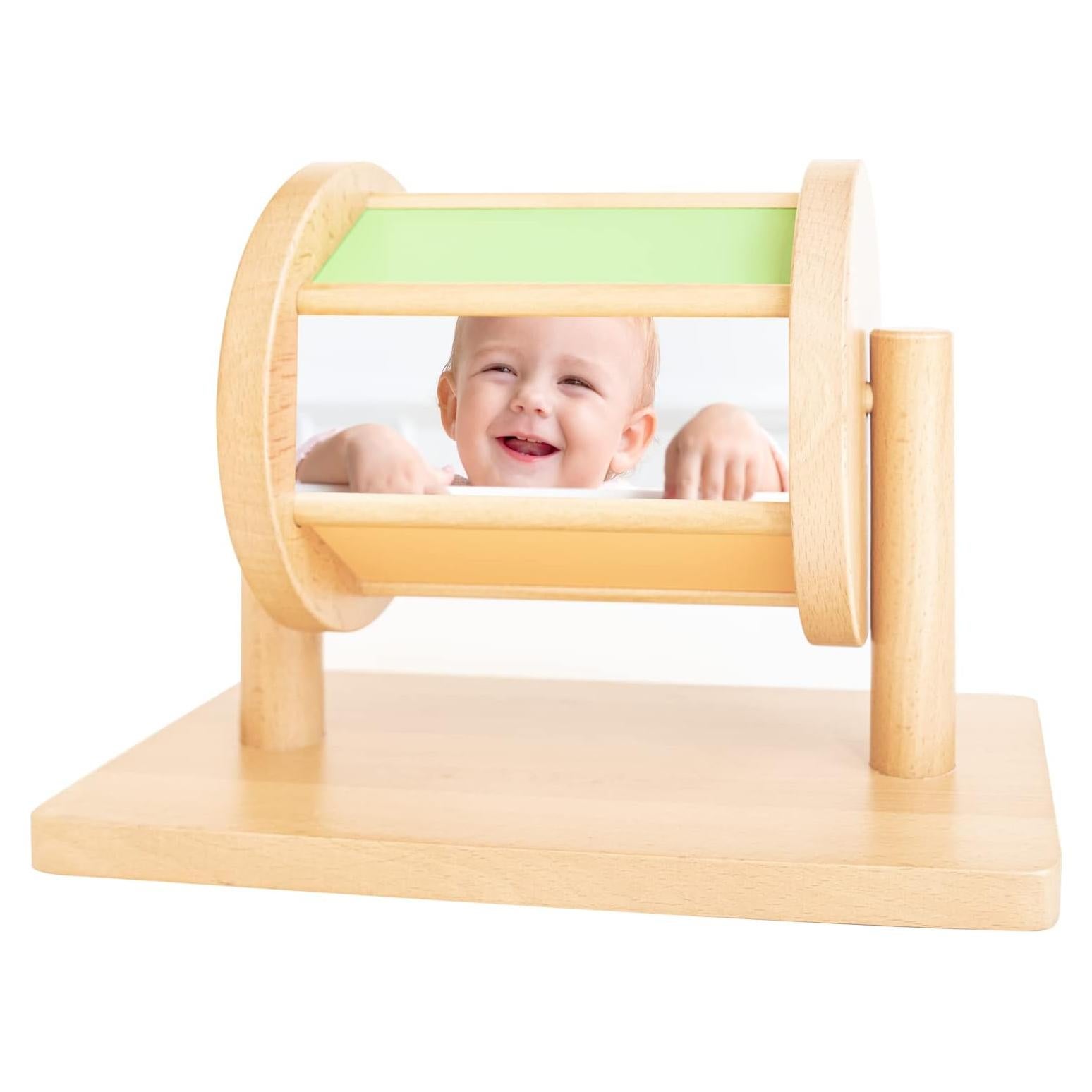 Tambor Giratorio Montessori & Me para Bebés - Arcoíris 1.2 kg