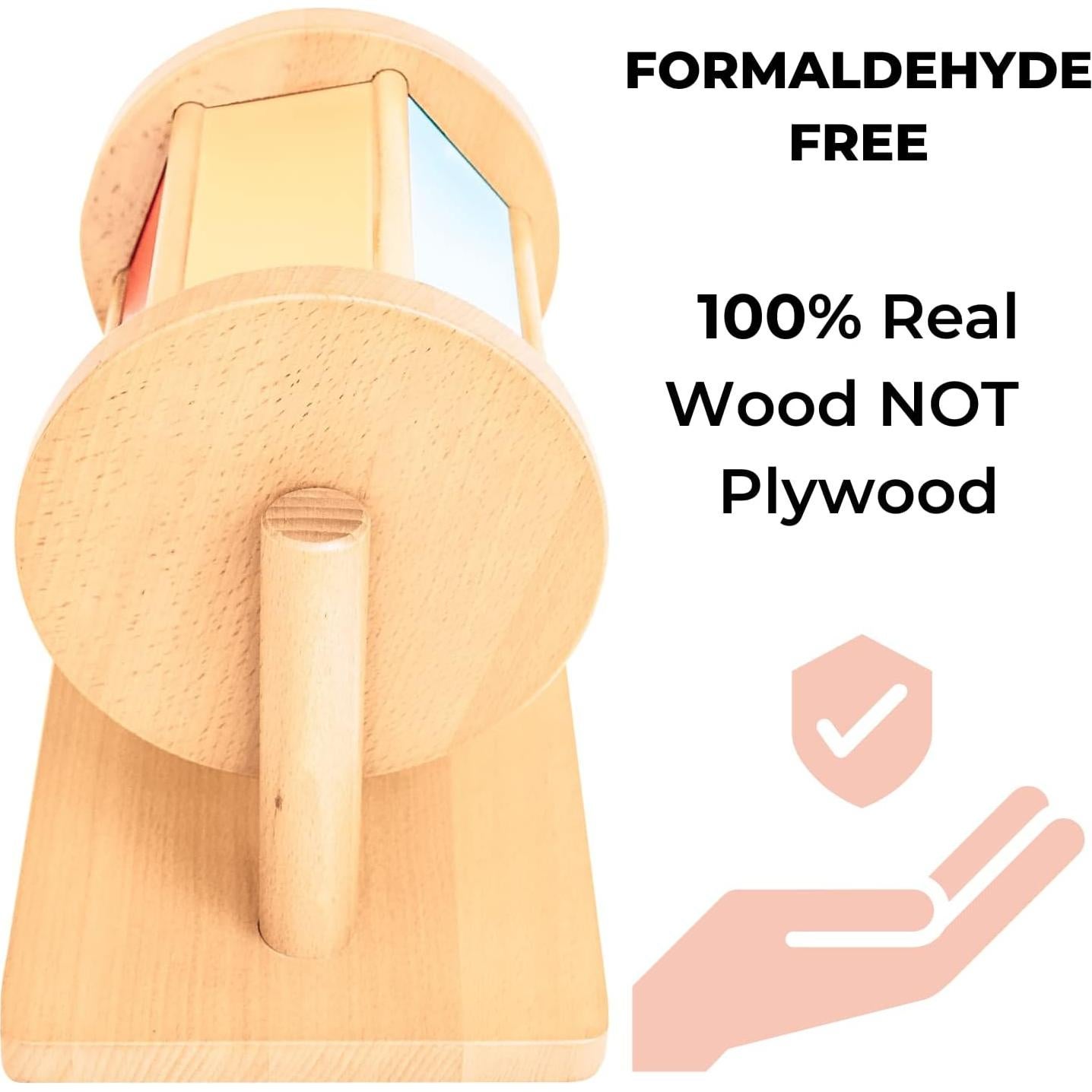 Tambor Giratorio Montessori & Me para Bebés - Arcoíris 1.2 kg