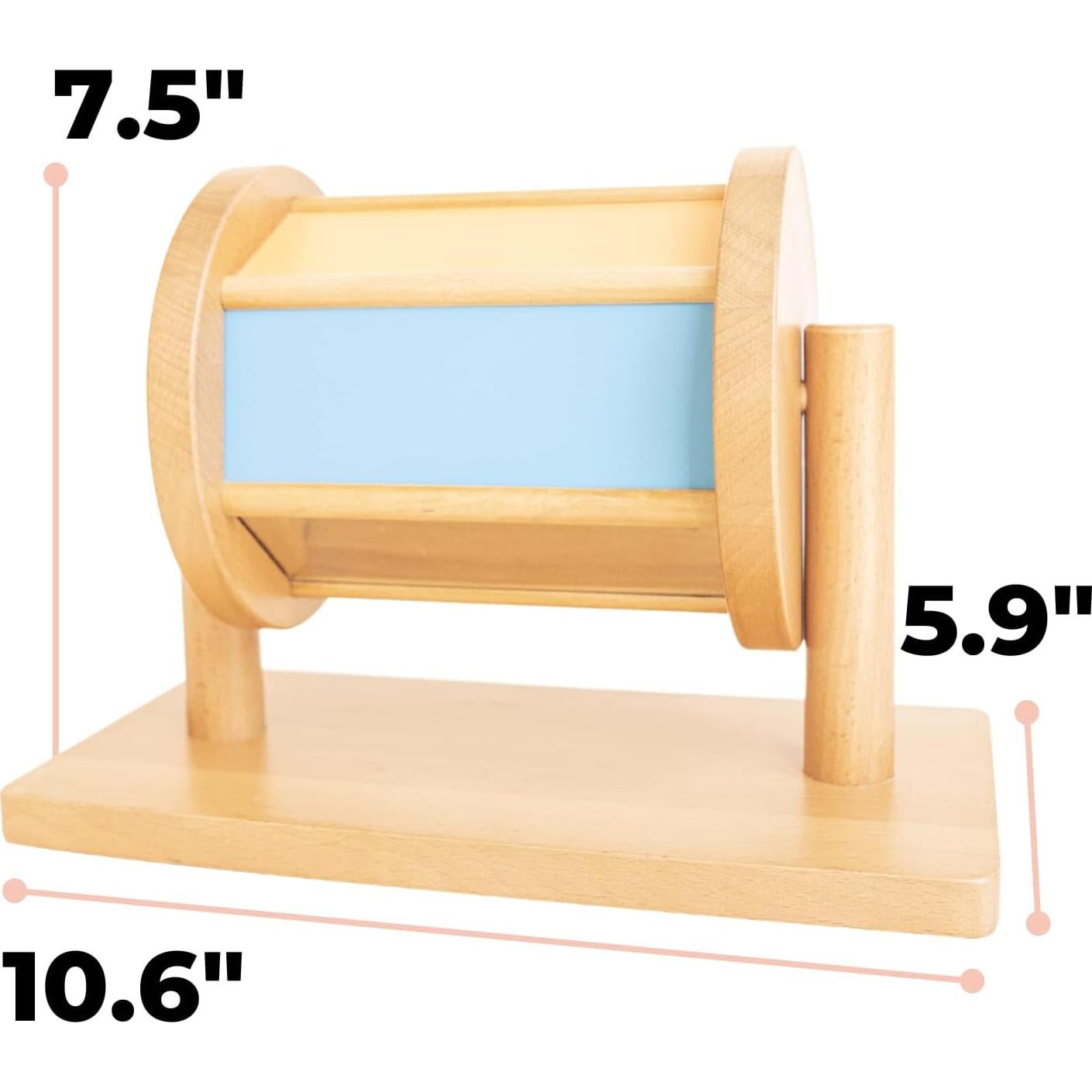 Tambor Giratorio Montessori & Me para Bebés - Arcoíris 1.2 kg