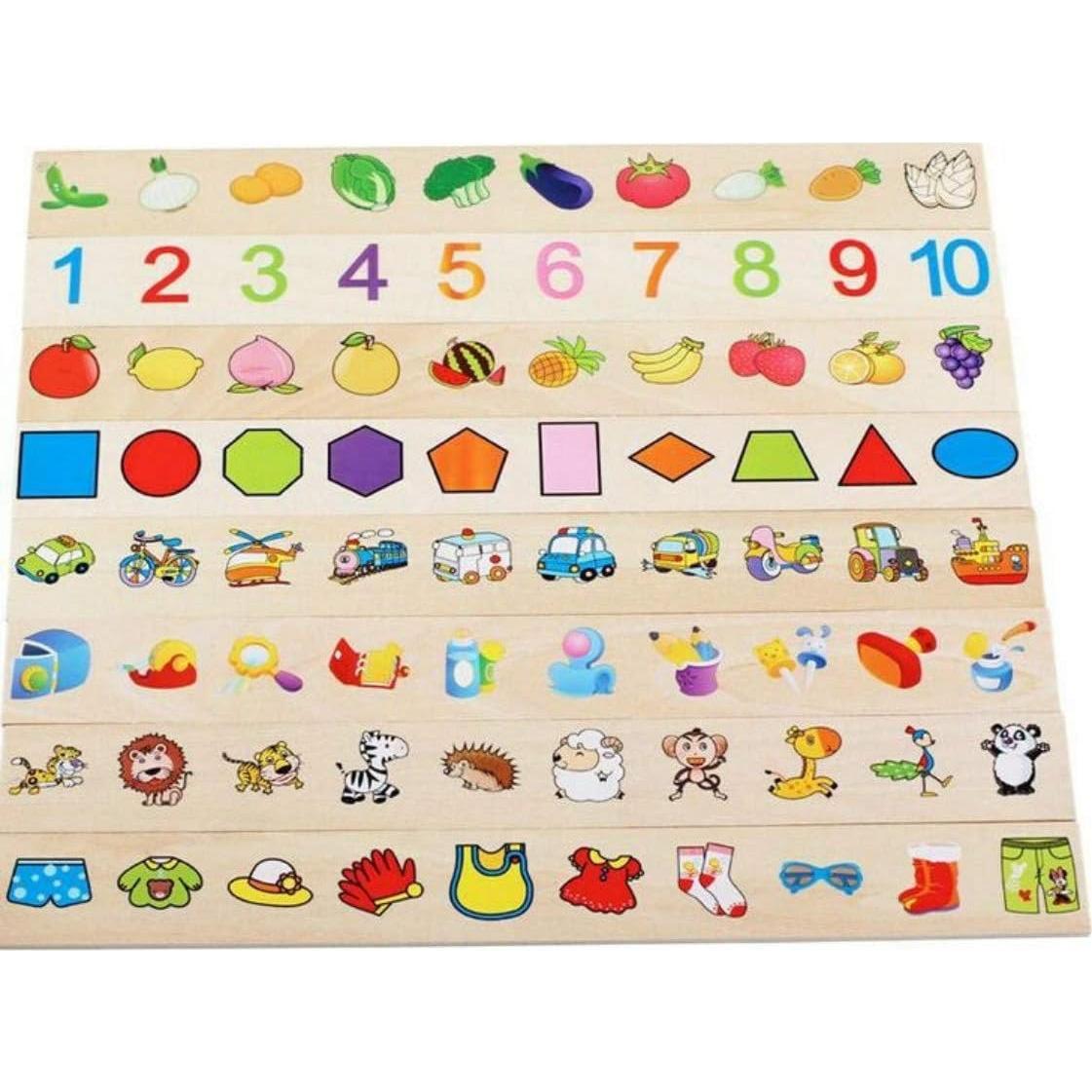 Caja de Clasificación Montessori DANNI de Madera 28.5x10x8cm