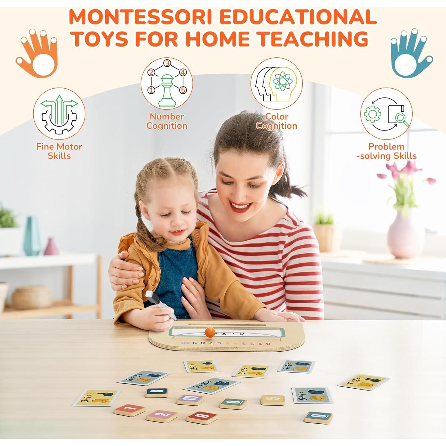 Juguete Montessori de Aprendizaje Matemático Paisure 3+ Años