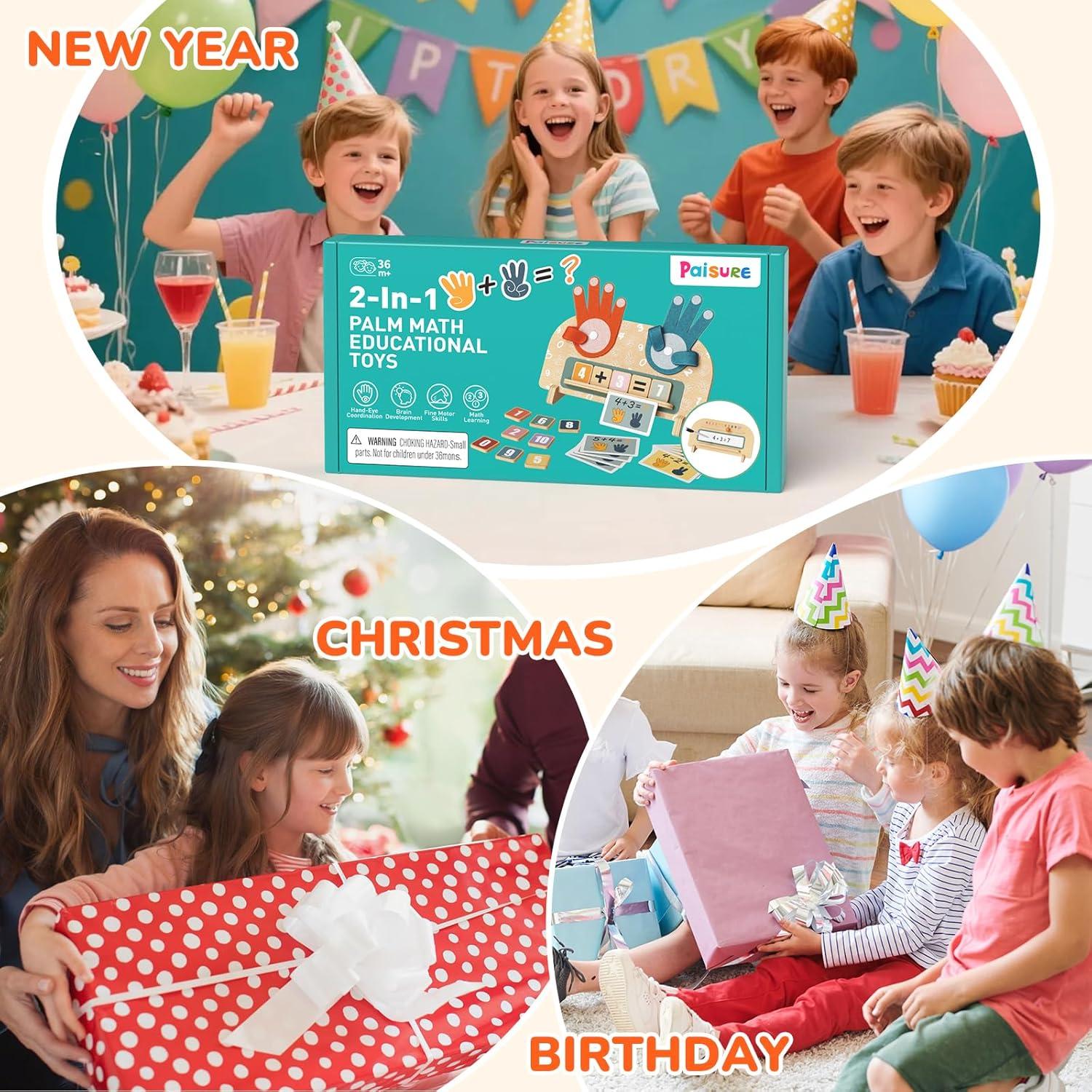 Juguete Montessori de Aprendizaje Matemático Paisure 3+ Años