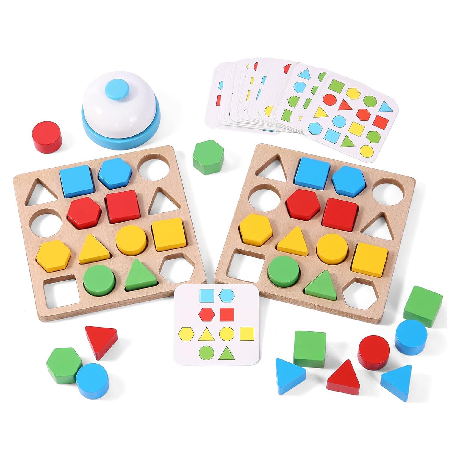 Juego de Rompecabezas de Madera Cltoyvers para Niños 3-6 Años