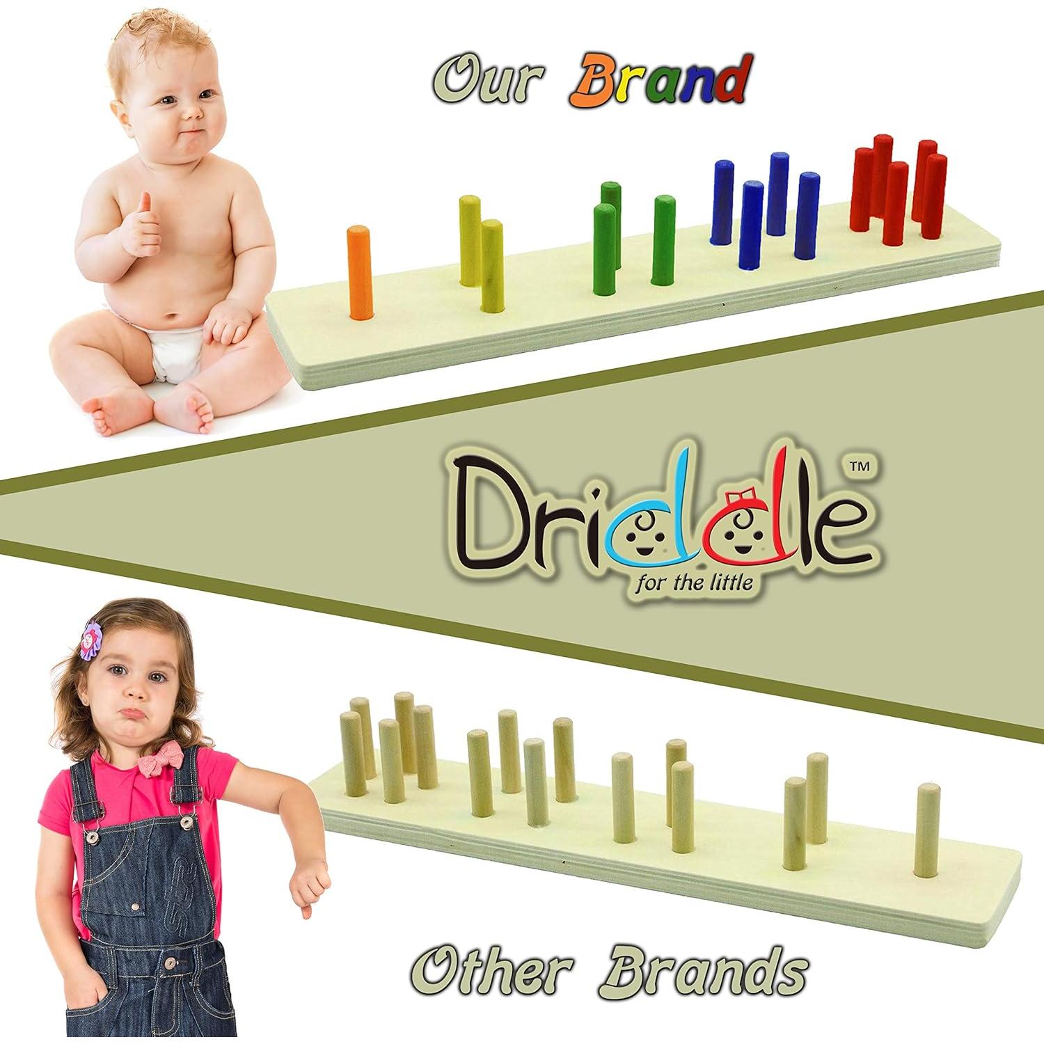 Juguete Educativo de Clasificación de Madera Driddle - 30.5 cm