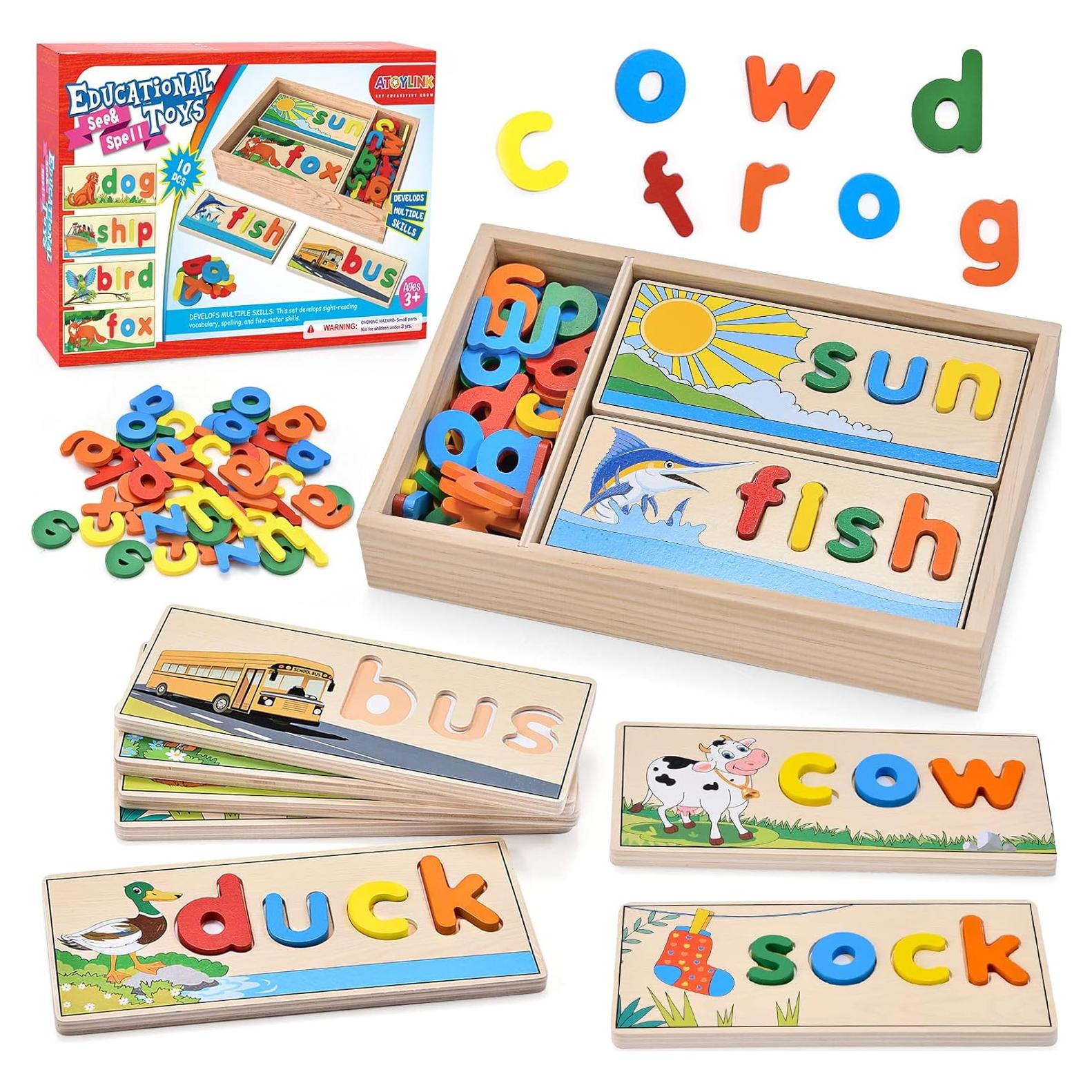 Juguete Educativo Atoylink de Ortografía y Letras para Niños