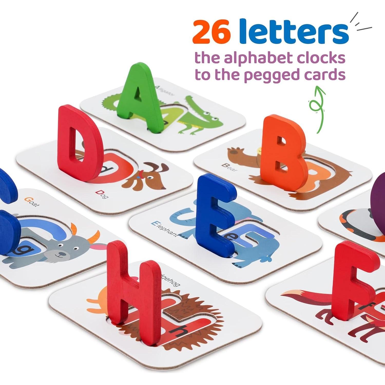 Tarjetas Didácticas de Alfabeto y Números LiKee - 36 Piezas