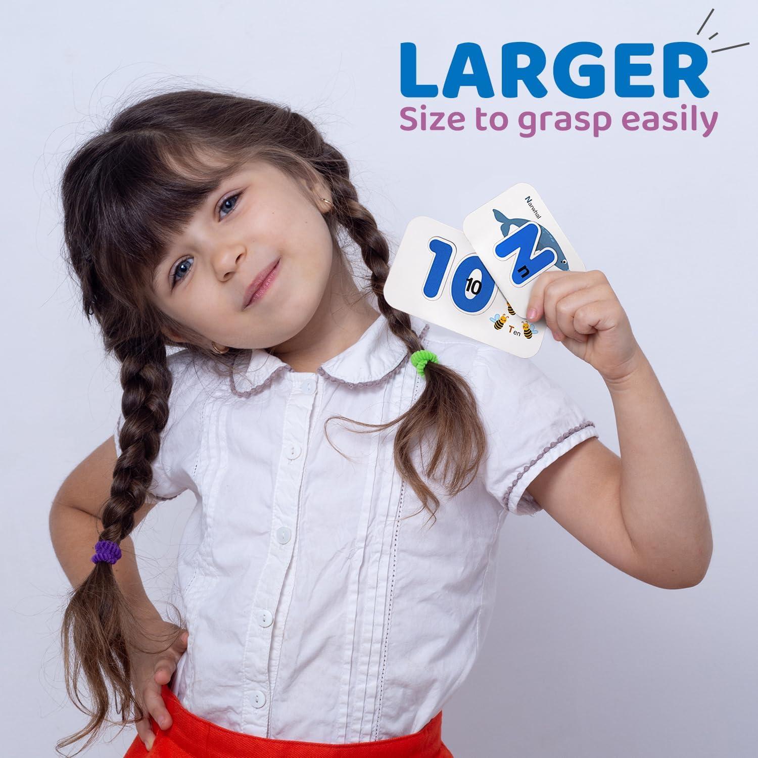 Tarjetas Didácticas de Alfabeto y Números LiKee - 36 Piezas