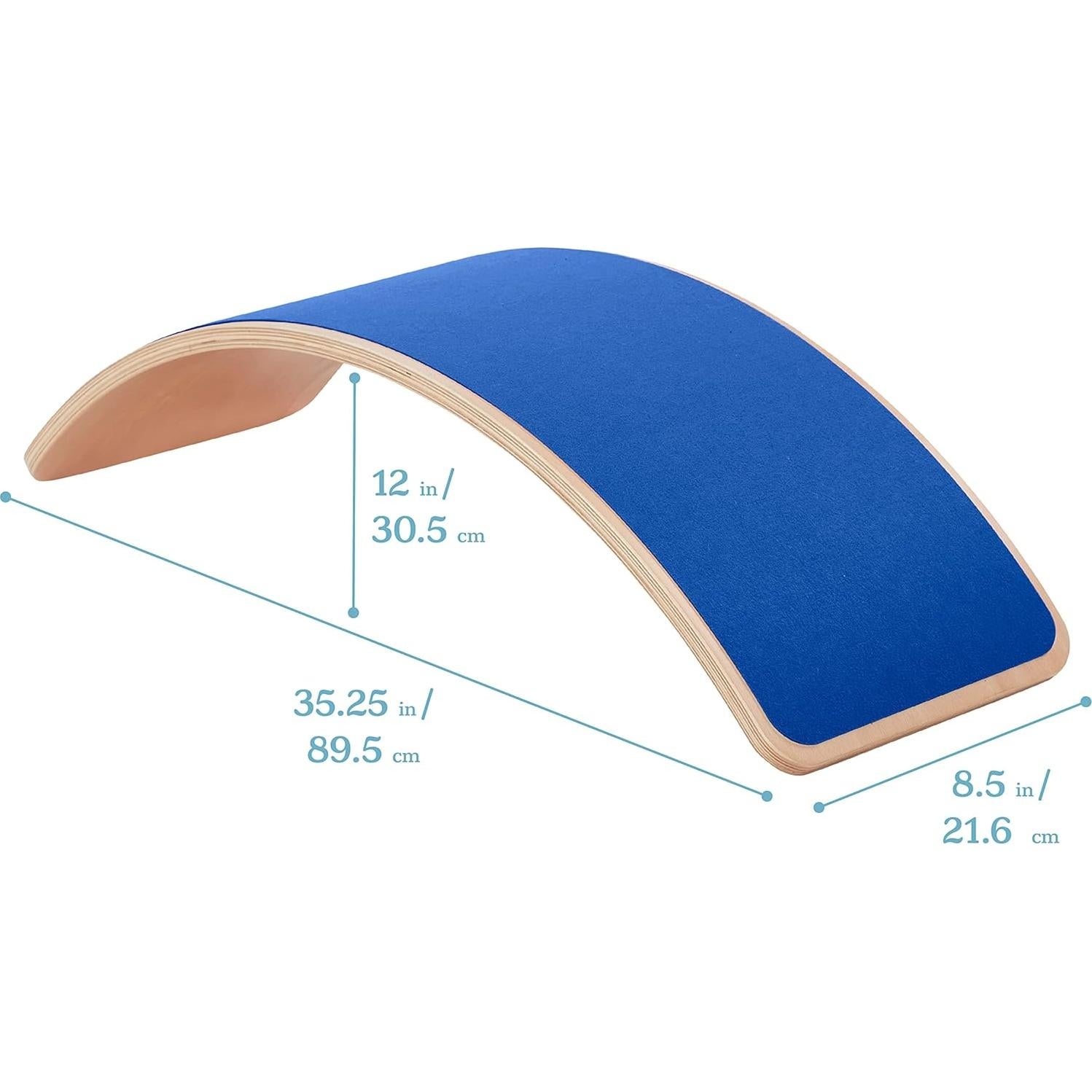 Tabla de Equilibrio ECR4Kids con Base de Fieltro Azul