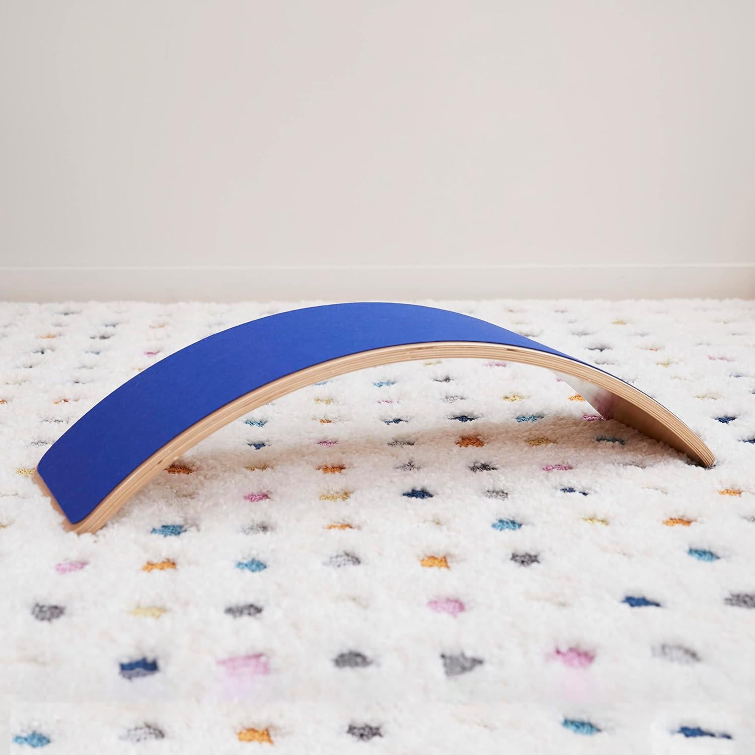 Tabla de Equilibrio ECR4Kids con Base de Fieltro Azul