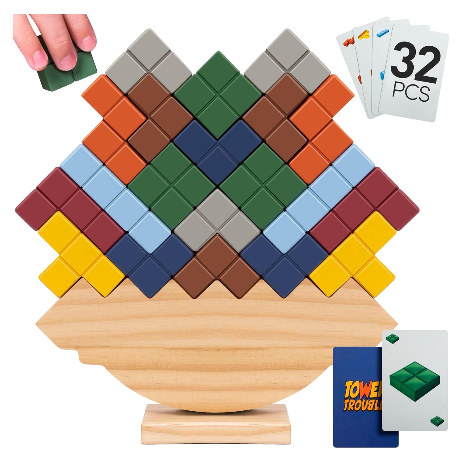 Juego de Apilamiento Tetra Tower Pathfinder - 32 Piezas