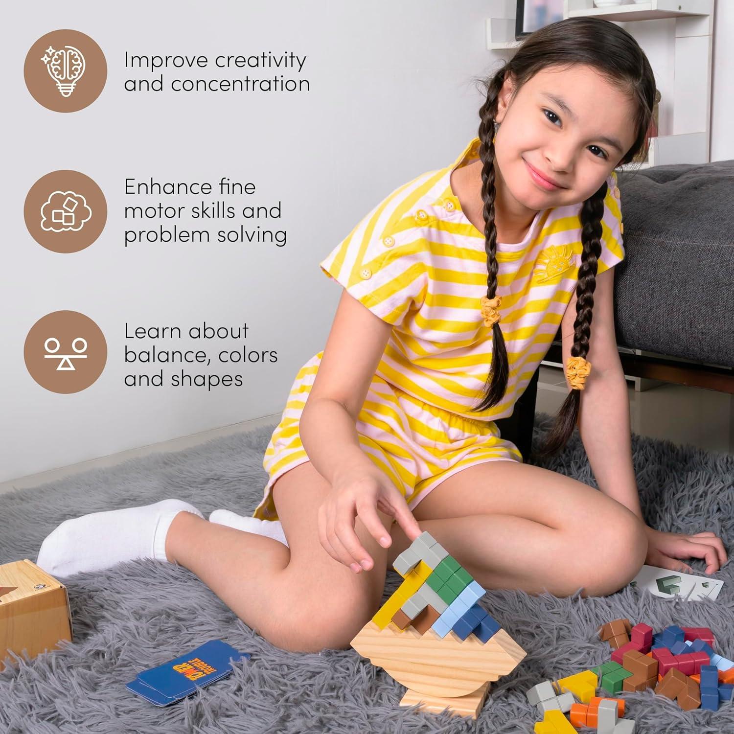 Juego de Apilamiento Tetra Tower Pathfinder - 32 Piezas