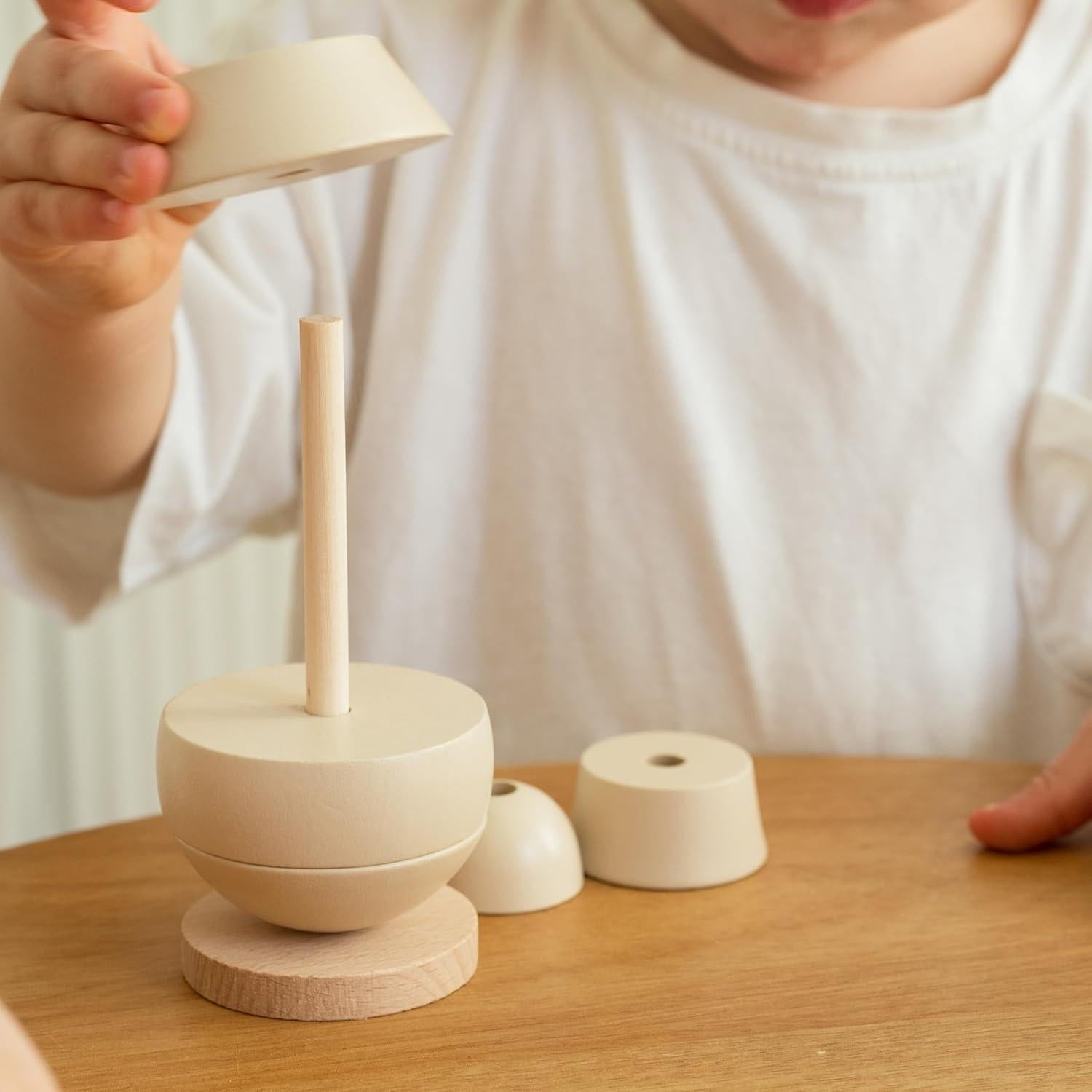 Juguete Educativo de Apilamiento de Frutas de Madera - Montessori - 0.64 kg