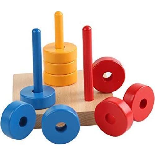 Juguete de Clasificación y Apilamiento Adena Montessori 0.45 kg
