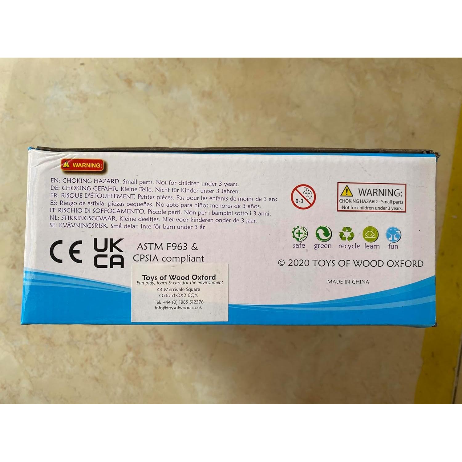 Juguete Educativo de Madera TOWO 8 en 1 Formas y Fracciones