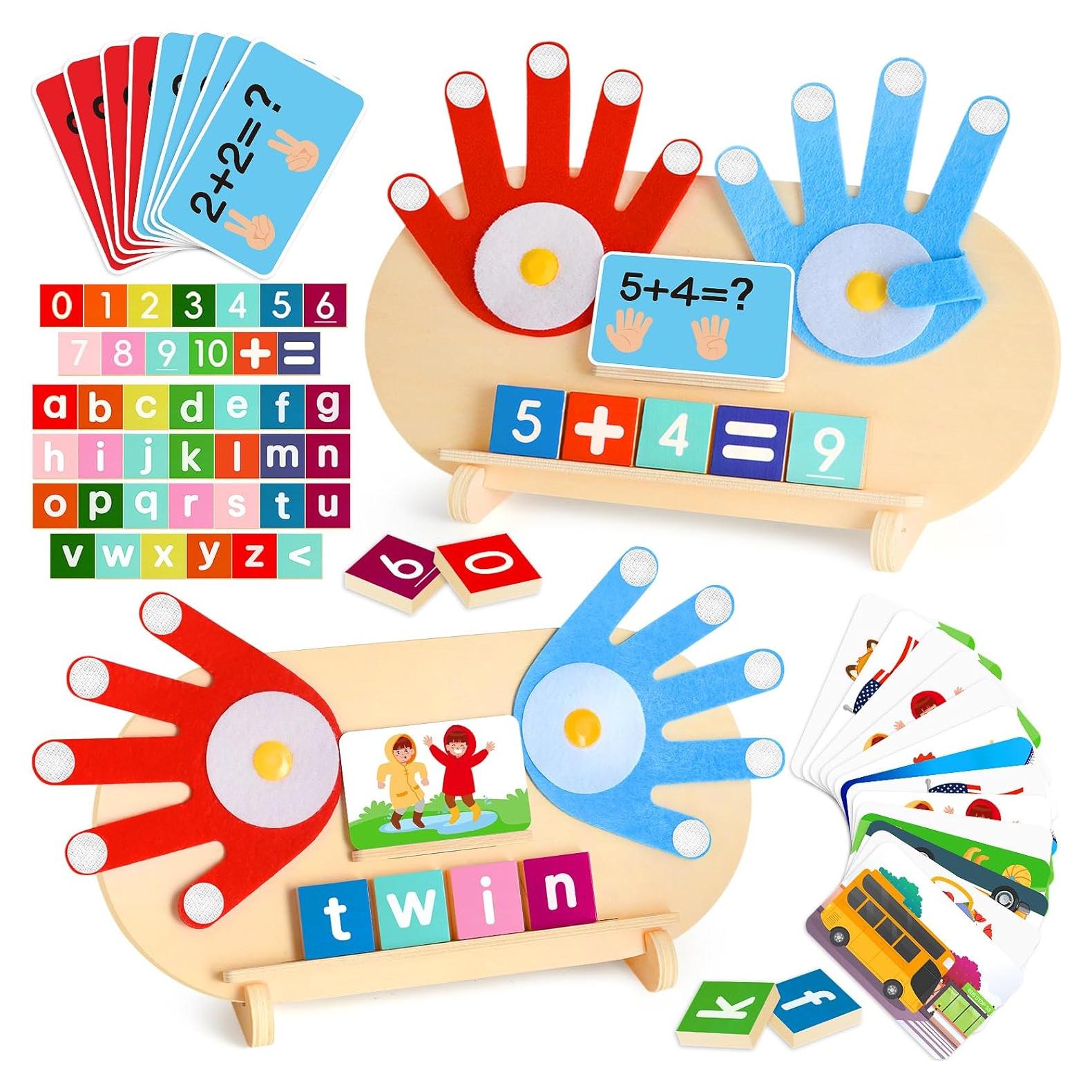 Juguetes Montessori de Madera 2 en 1 SANANT para Niños 3-5 Años