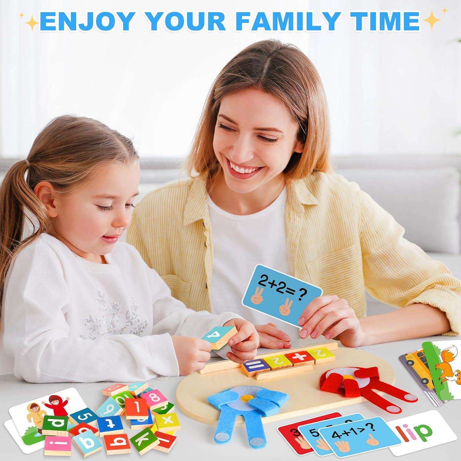 Juguetes Montessori de Madera 2 en 1 SANANT para Niños 3-5 Años