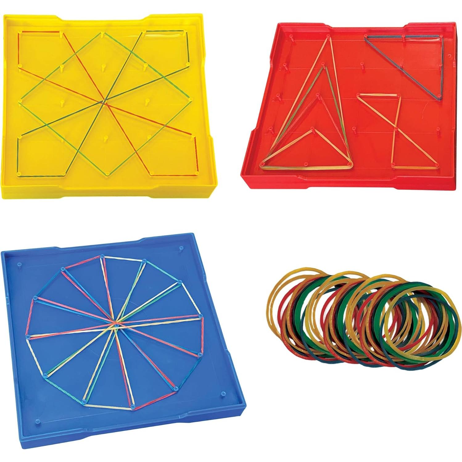 Tableros Geométricos Doble Cara Thames & Kosmos 3 Piezas 17.78 cm