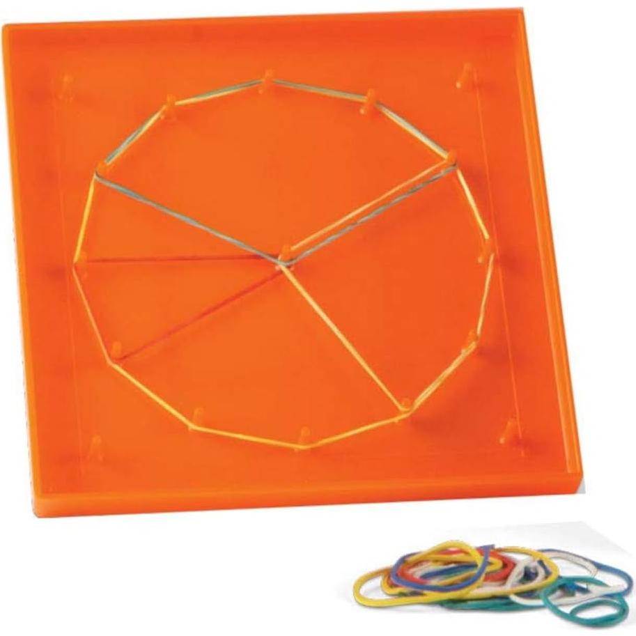 Tableros Geoboard Doble Cara Hand2mind - Set de 10 Unidades