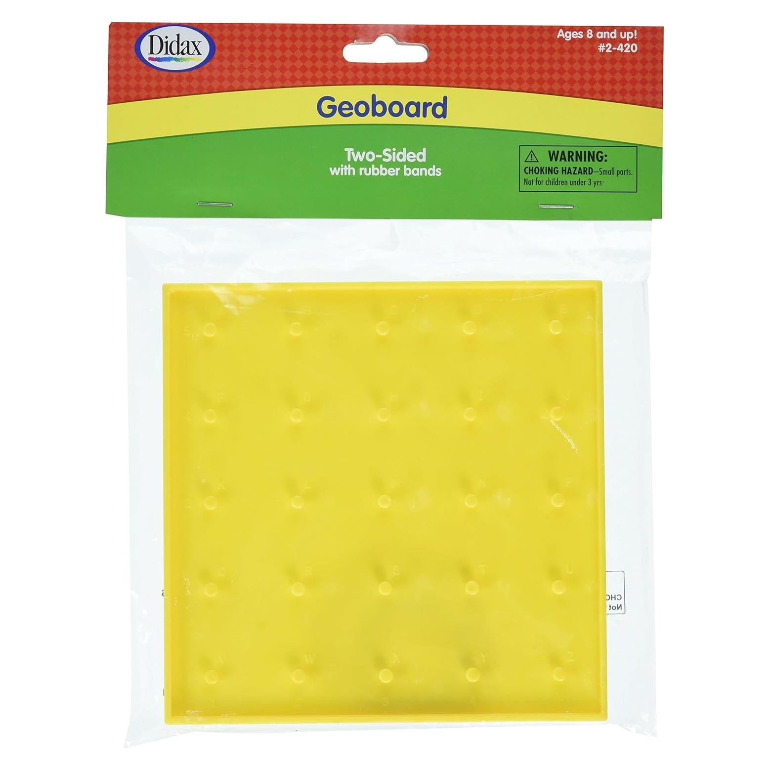 Tablero Geoboard Didax de Dos Caras 15.24 cm para Geometría