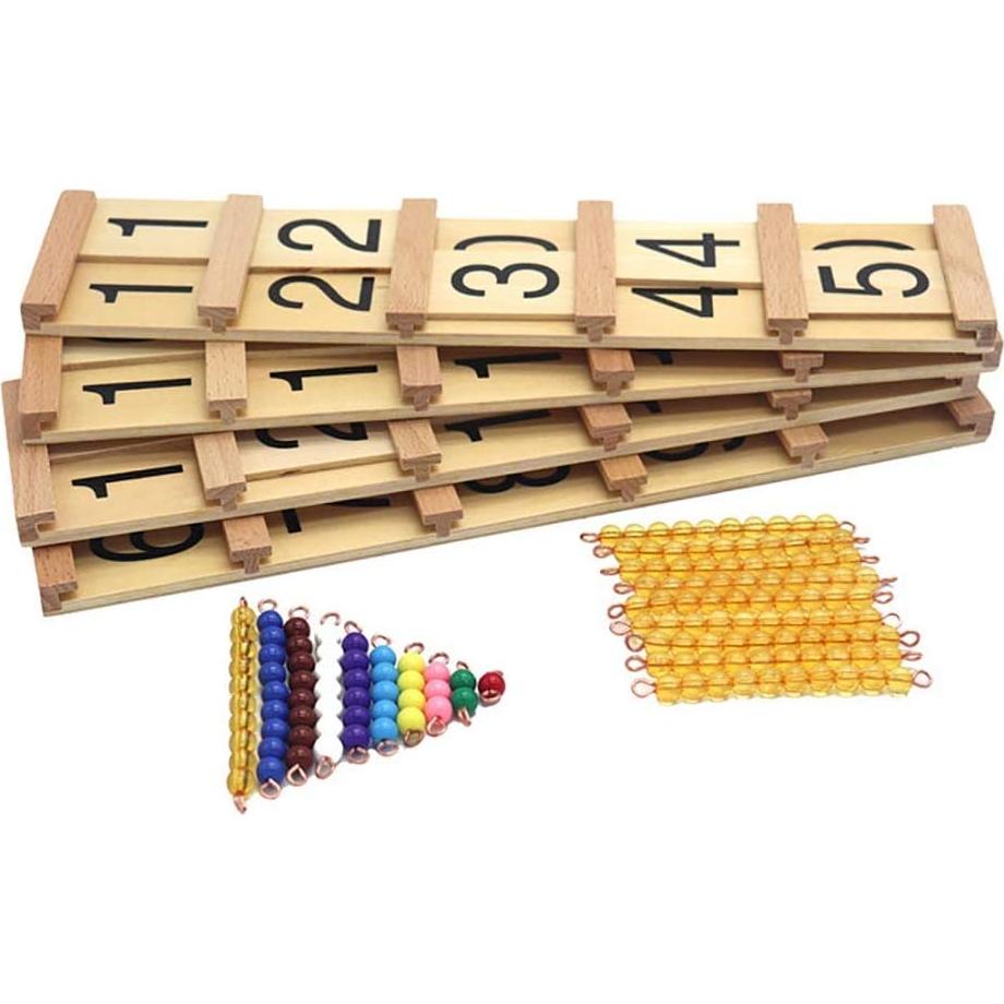 Juguete Montessori Kghios Tableros Seguin Matemáticas 0.5 kg