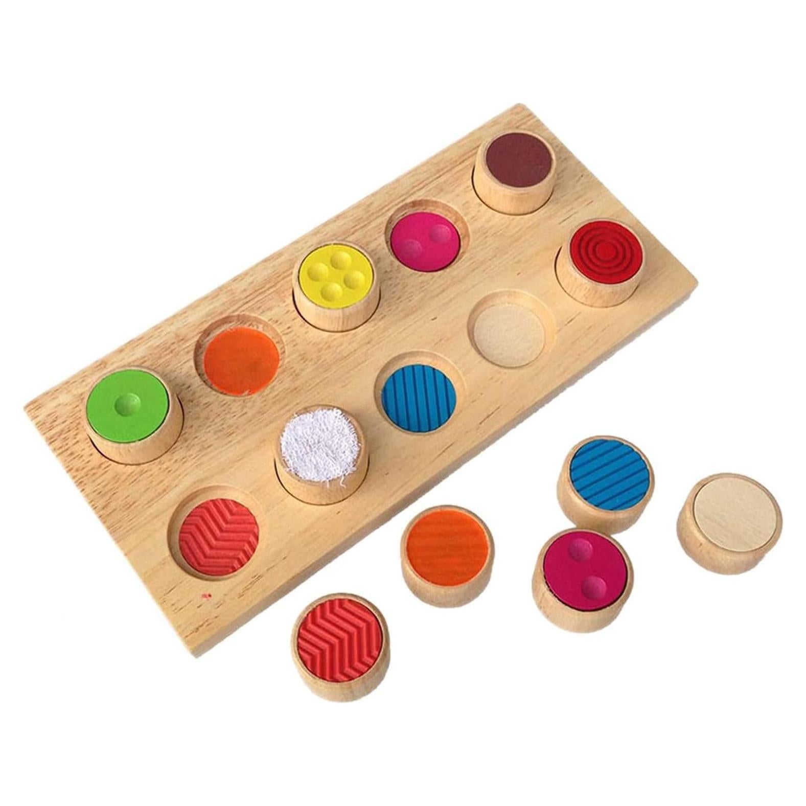 Juego Sensorial Táctil Montessori New Sky para Niños 3+