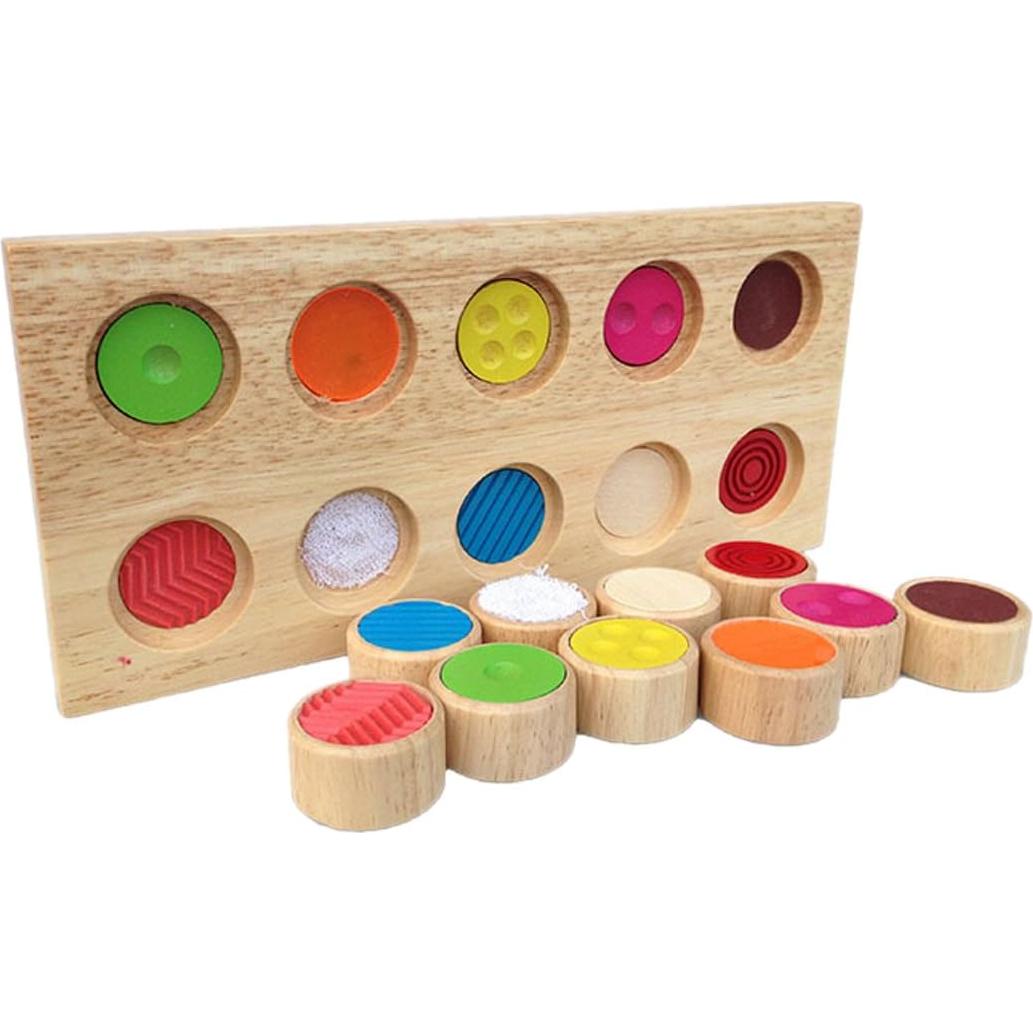 Juego Sensorial Táctil Montessori New Sky para Niños 3+