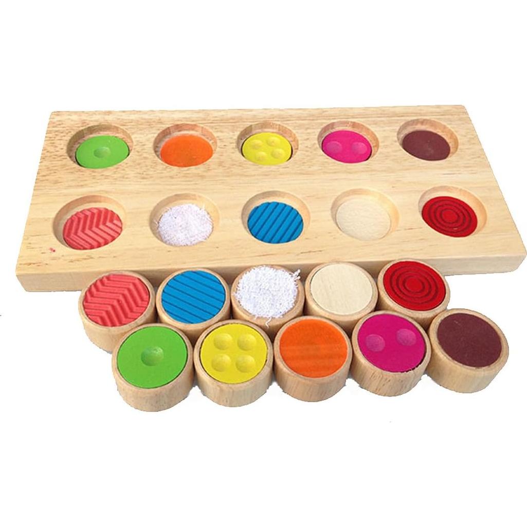 Juego Sensorial Táctil Montessori New Sky para Niños 3+