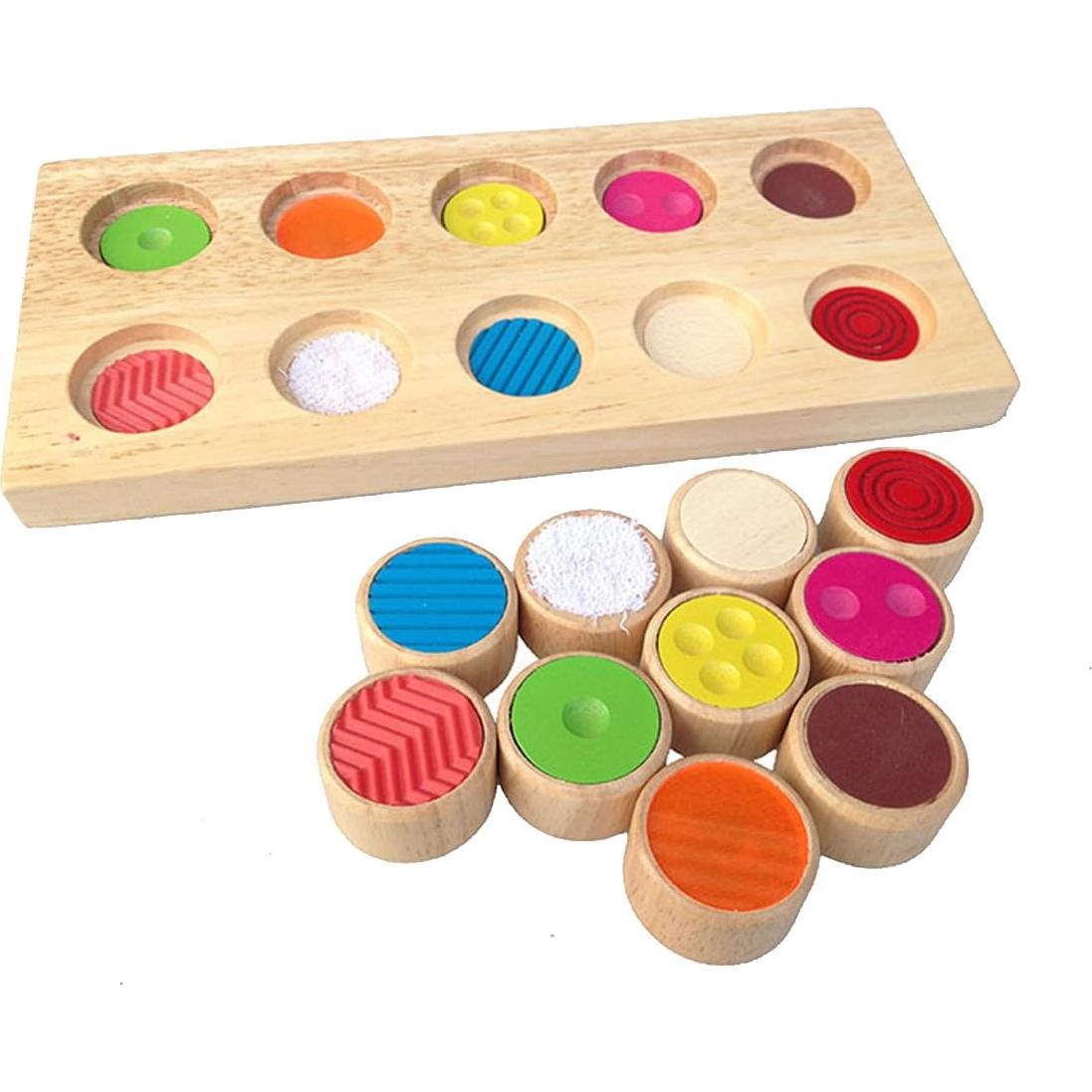 Juego Sensorial Táctil Montessori New Sky para Niños 3+