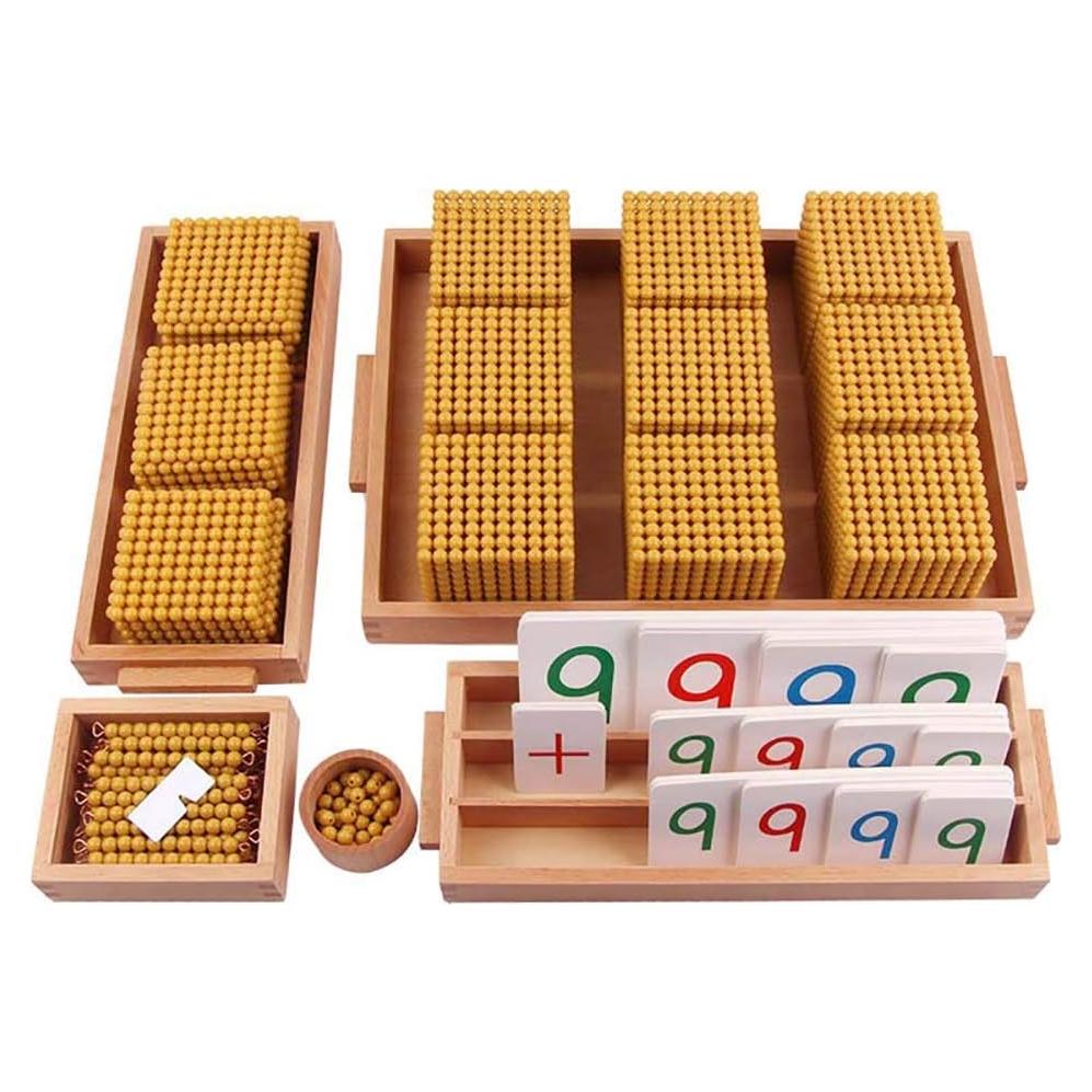 Juego de Banco Decimal Montessori Kghios - Materiales Matemáticos