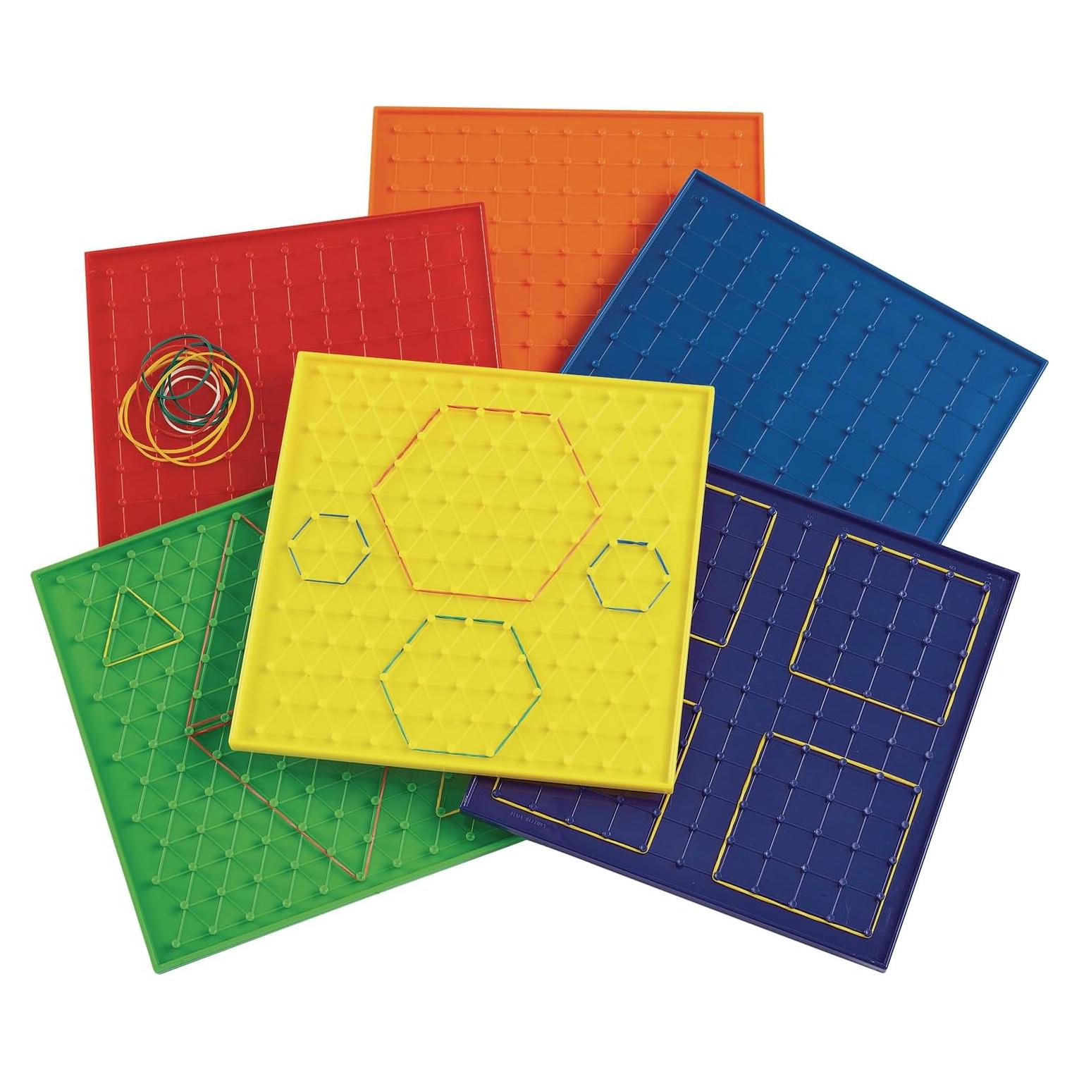 Set de 6 Tableros Geométricos Doble Cara Excellerations 23cm