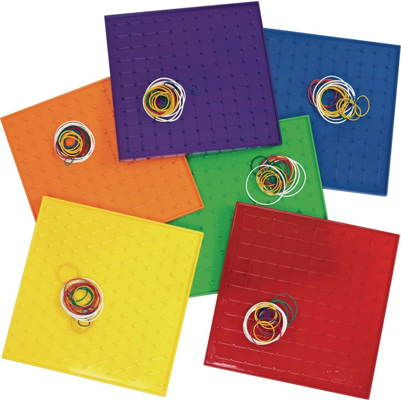 Set de 6 Tableros Geométricos Doble Cara Excellerations 23cm