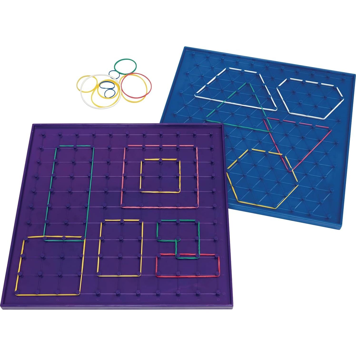 Set de 6 Tableros Geométricos Doble Cara Excellerations 23cm