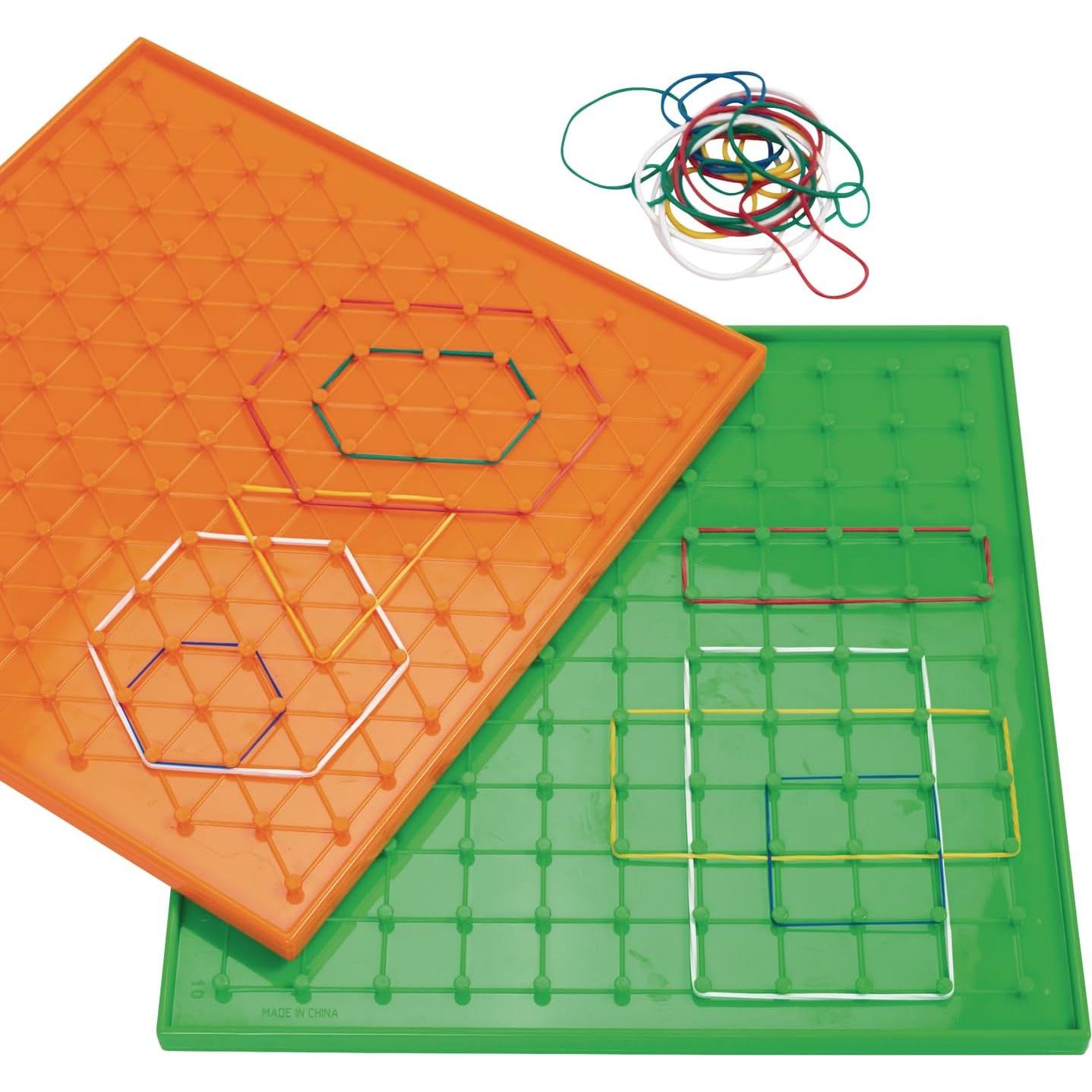 Set de 6 Tableros Geométricos Doble Cara Excellerations 23cm