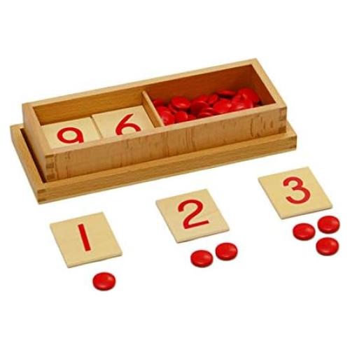 Tarjetas y Contadores Montessori Elite - Números 1 a 10