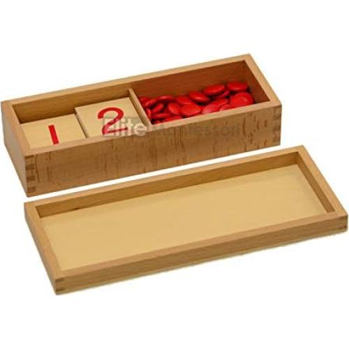 Tarjetas y Contadores Montessori Elite - Números 1 a 10