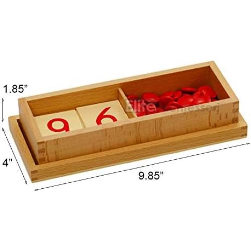 Tarjetas y Contadores Montessori Elite - Números 1 a 10