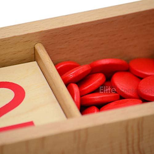 Tarjetas y Contadores Montessori Elite - Números 1 a 10