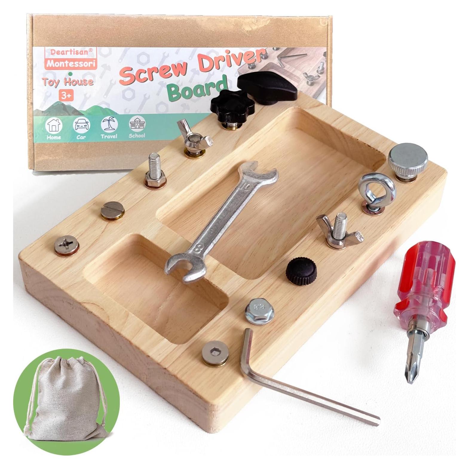 Juego de Tablero de Destornillador Deartisan 17 Pcs 12 Agujeros